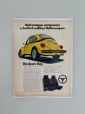 Volkswagen Sports Bug Poster