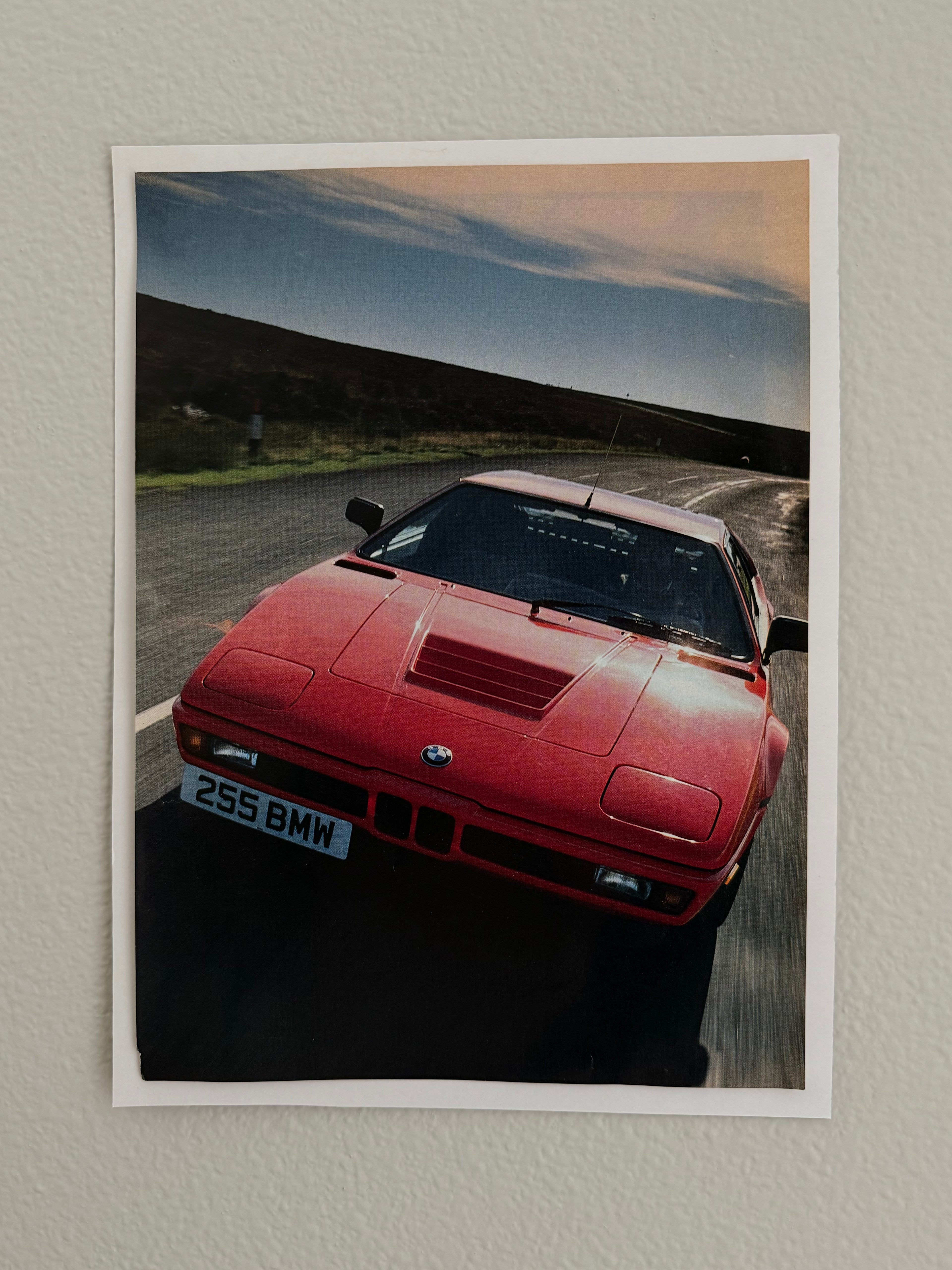 BMW M1 Poster