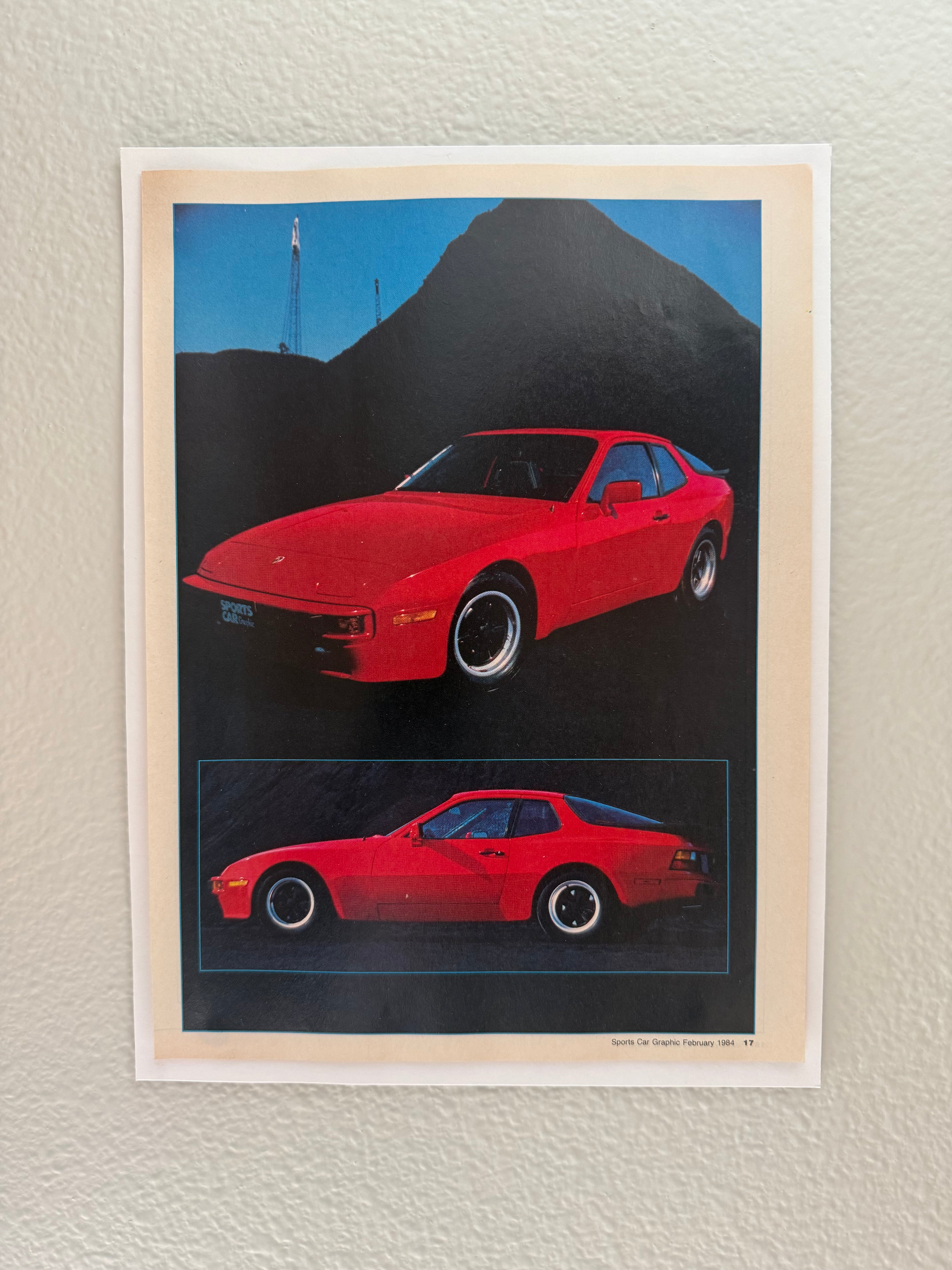 Porsche 944 Poster