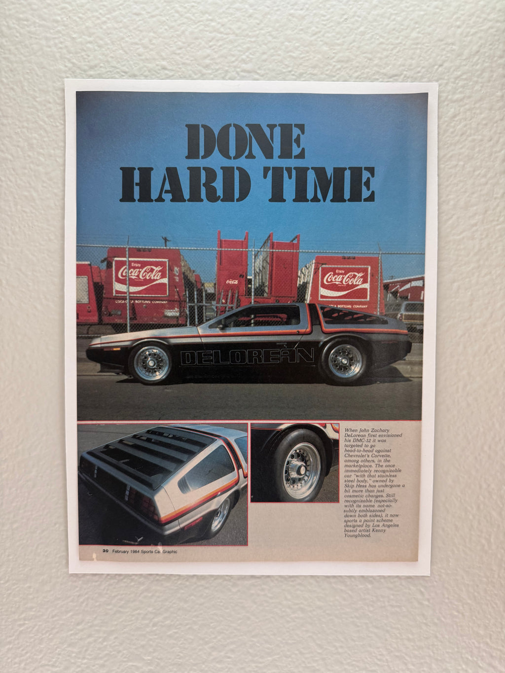 DeLorean Poster
