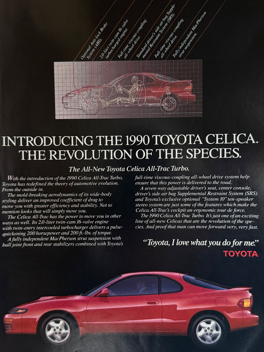Toyota Celica All-Trac Turbo Poster