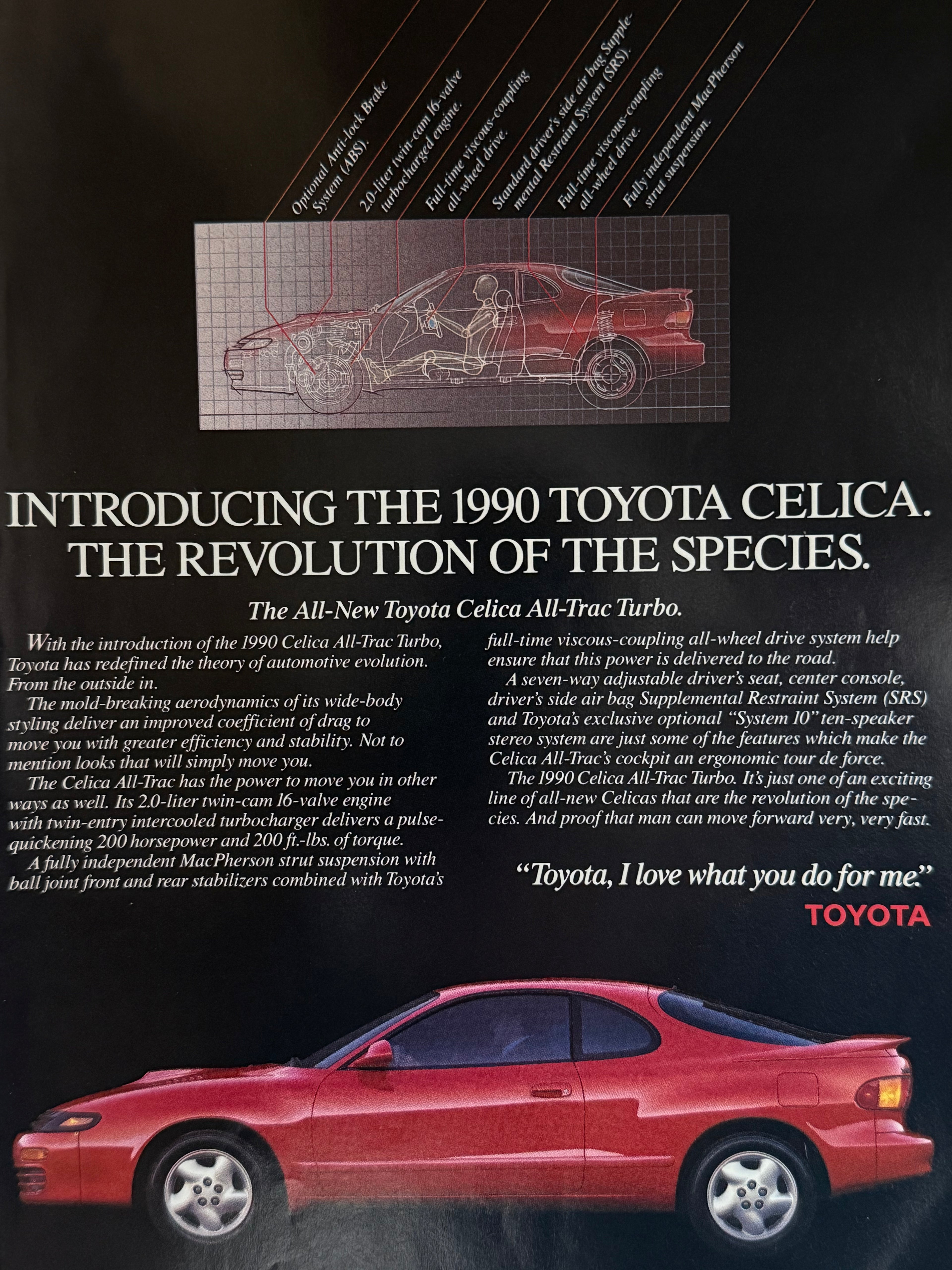Toyota Celica All-Trac Turbo Poster